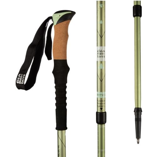 Bastão alumínio Elementerre Tramp 3.0 Verde kaki