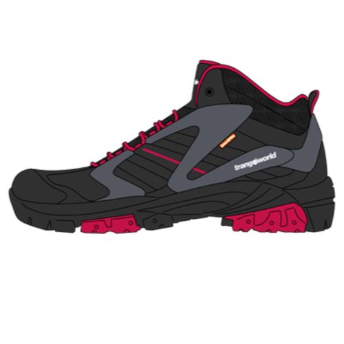 Bota Inner Plus Trangoworld Pluto Kid Negro 7B2