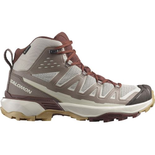Bota Salomon X Ultra 360 Edge Mid GTX W marrom/bege/branco