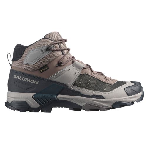 Botas Salomon X Ultra 5 Mid GTX Pretas/Cinzas/Marrons