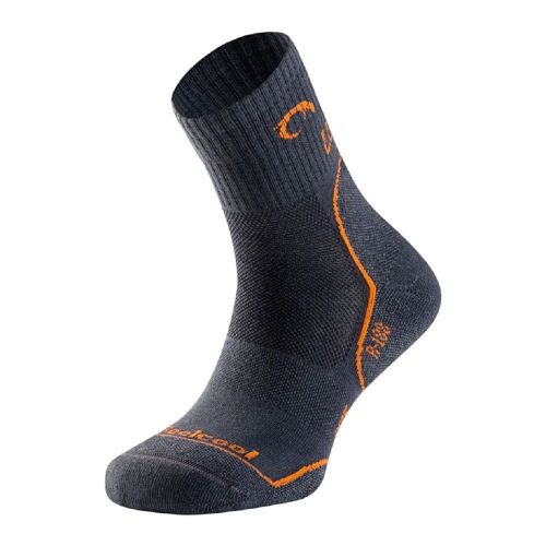 Meias Lurbel Camino Four Cinza/Laranja