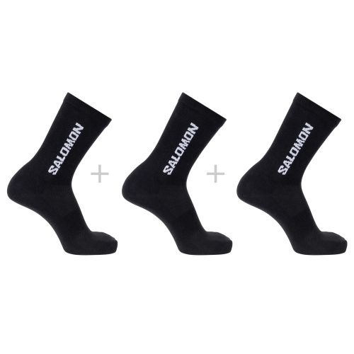 Calcetines Salomon Everyday Lite Crew Pack-3 Preto