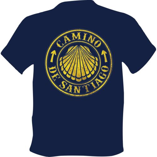 Camiseta da Marinha Camino de Santiago