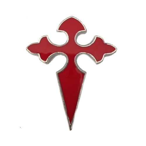 Cruz Magnética de Metal de Santiago 3,5 X 4,5