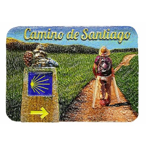 Ímã de paisagem Caminho de Santiago MyL