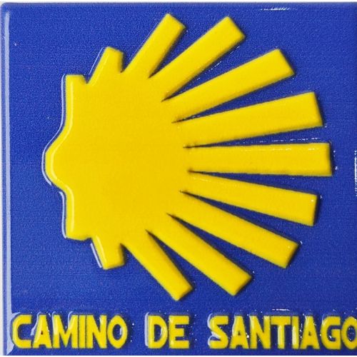 Imán Resina Estrela Cuadrado MyL Azul/Amarillo