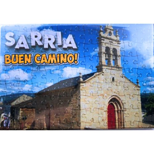 Ímã de quebra-cabeça Sarria Buen Camino