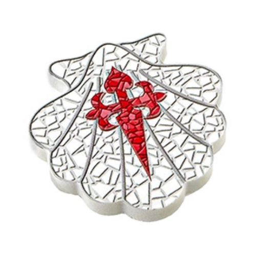 Vieira Imã Sublimação com Cruz 6x6 cm