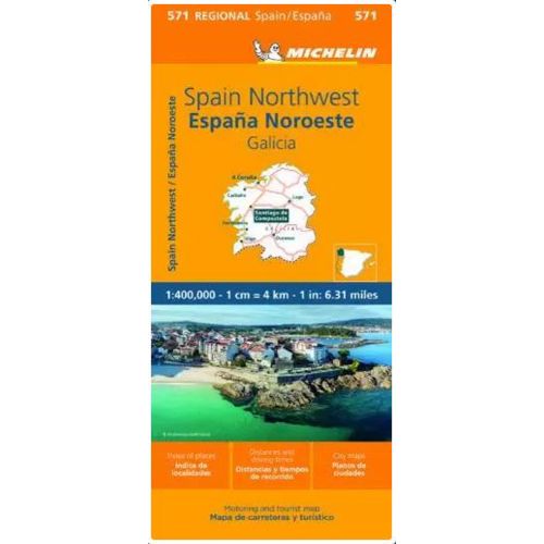 Mapa da Michelin Galicia