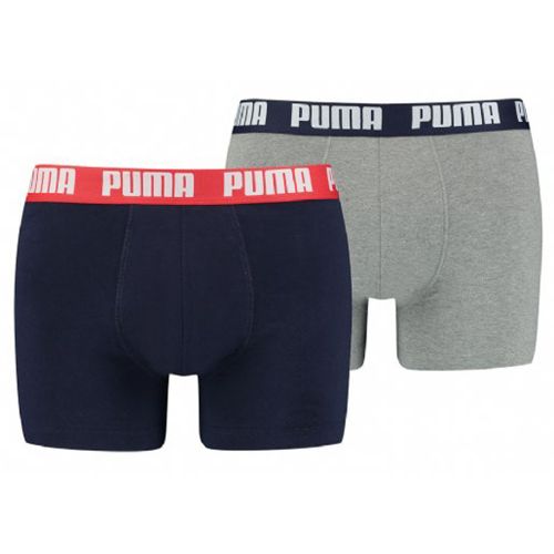 Pack de 2 boxers Puma azul marinho/cinzento