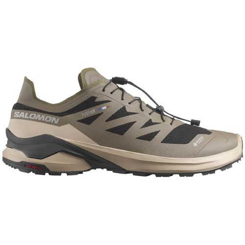 Tênis Salomon XA Meta GTX, fabricado na França, marrom/preto.