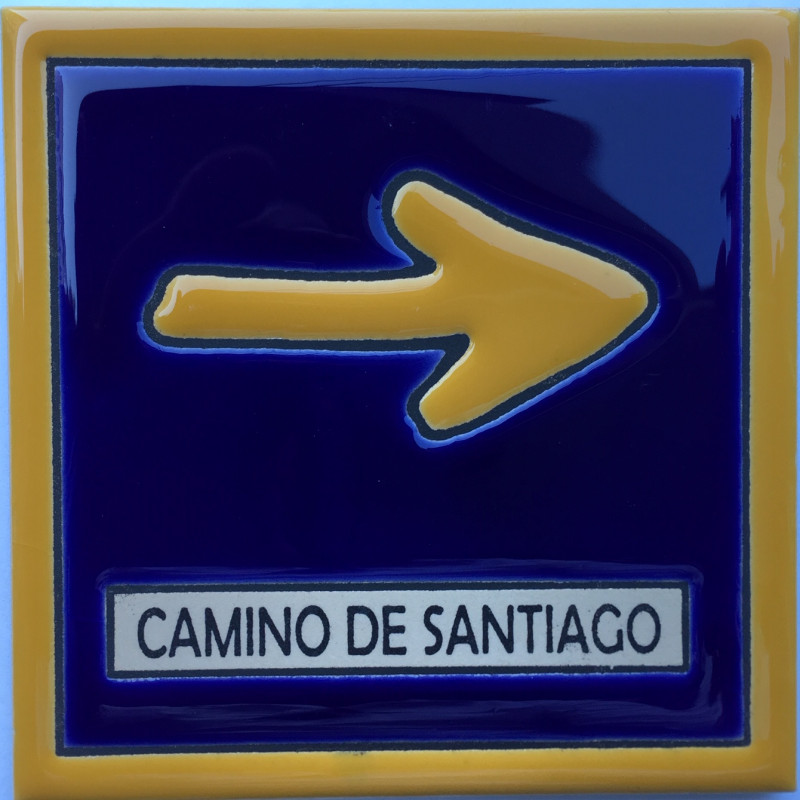 Ladrilho cerâmico seta Camino c / filo 11x11