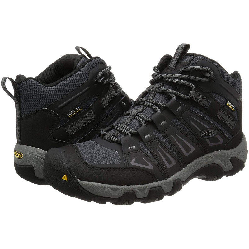 Botas Keen Oakridge Mid WP Negro / Gris