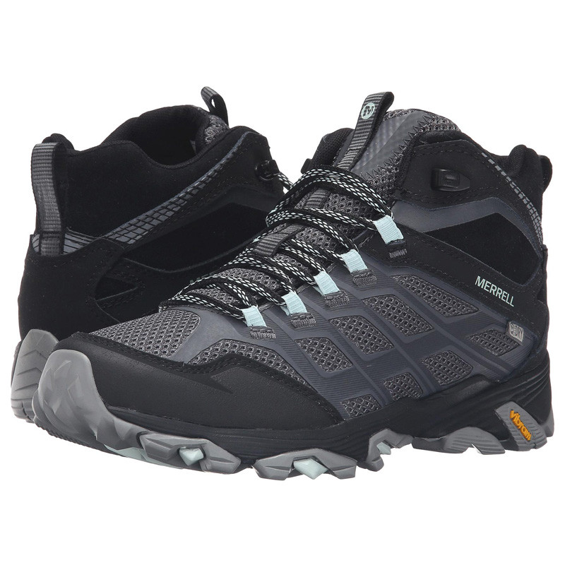 Bota Merrell Moab FST Mid GTX W cinza / preta