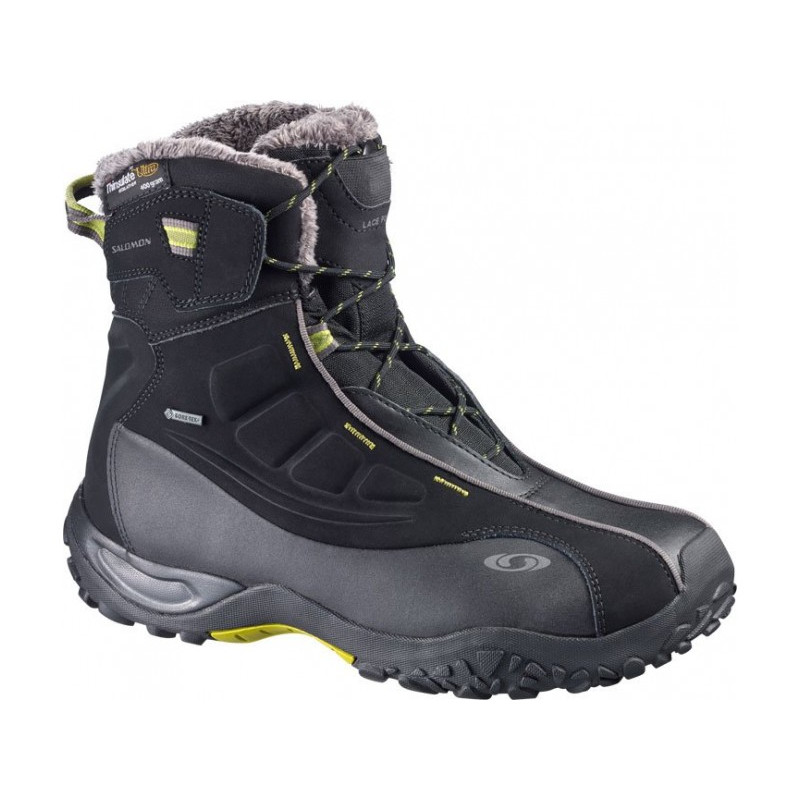 Bota Salomon B52 TS GTX preta / cinza / amarela