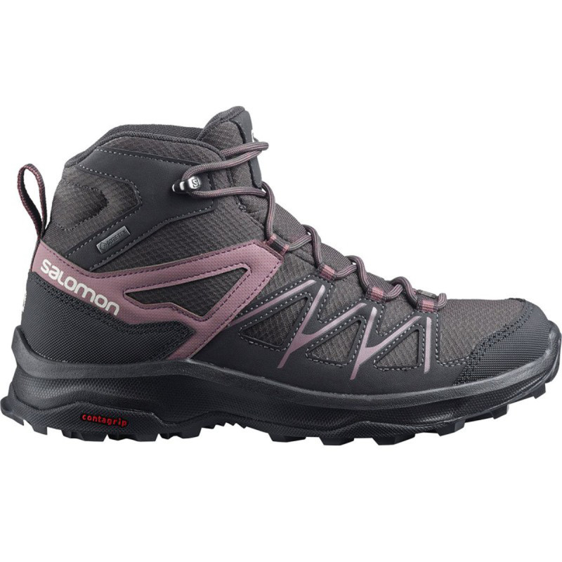 Bota Salomon Daintree Mid GTX W Preto / Roxo