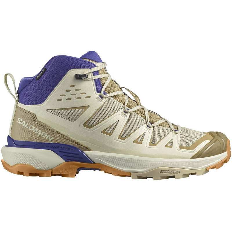Bota Salomon X Ultra 360 Edge Mid GTX branco/bege/roxo
