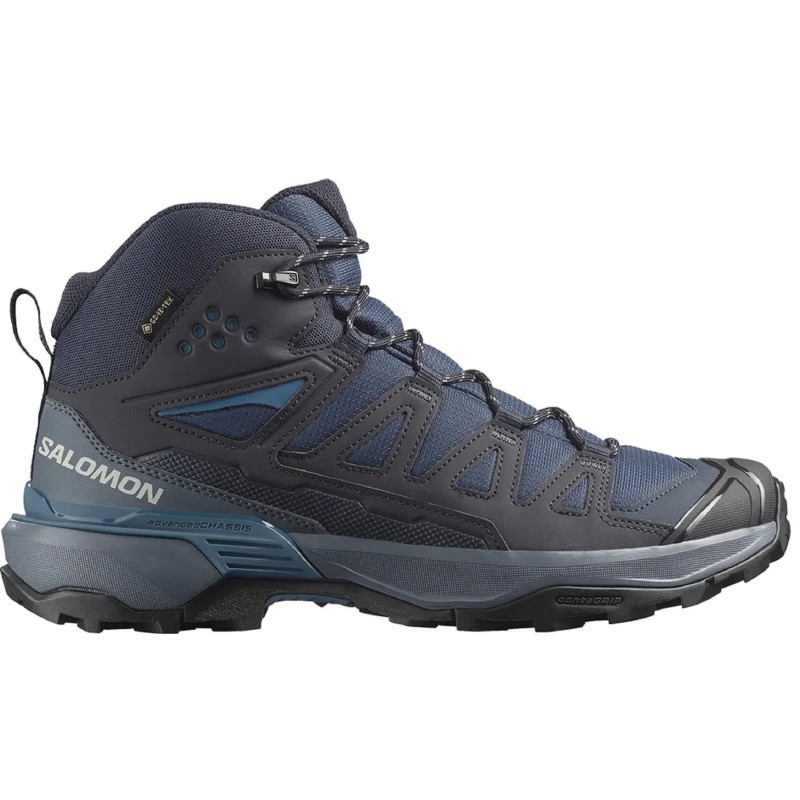 Bota Salomon X Ultra 360 Mid GTX Azul/Azul Marinho