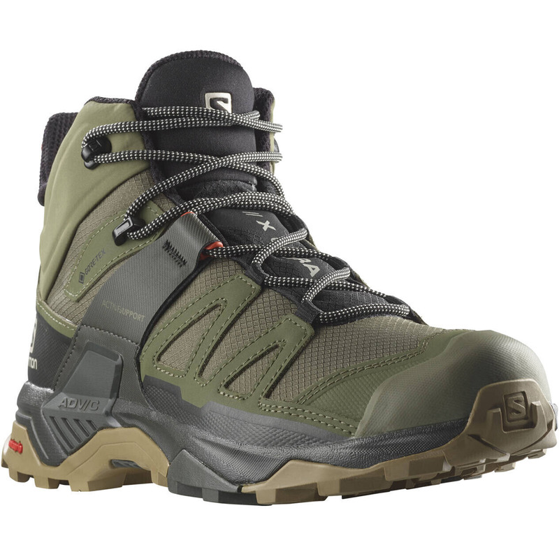 Bota Salomon X Ultra 4 Mid GTX verde/preta