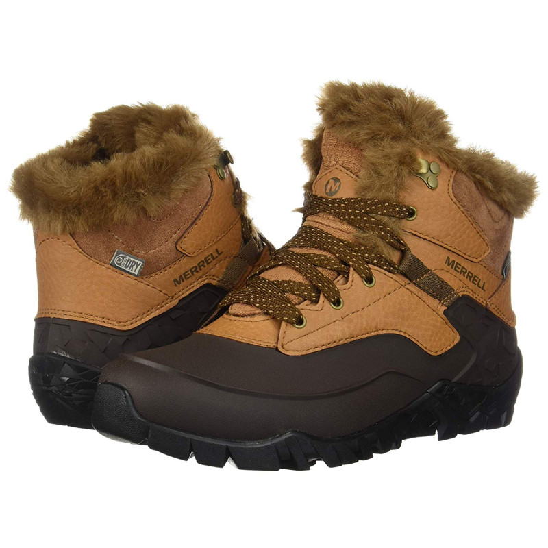 Botas Merrell Aurora 6 Ice WP Marrom / Ocre