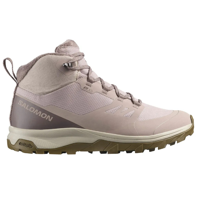 Botas Salomon Outsnap CSWP W Rosa/Bege