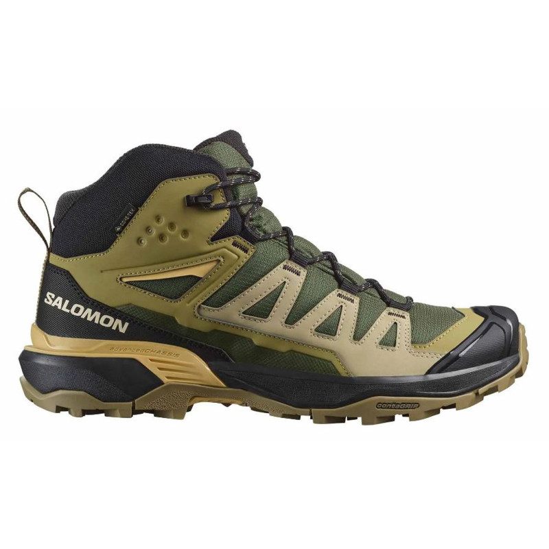 Botas Salomon X Ultra 360 Mid GTX verdes