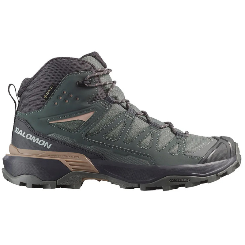 Botas Salomon X Ultra 360 Mid GTX W Verde Floresta