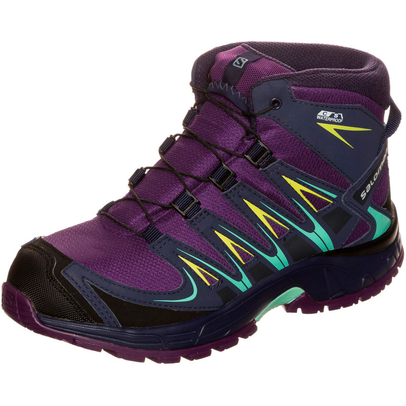 Botas Salomon XA PRO 3D MID CSWP J Roxo / Turquesa