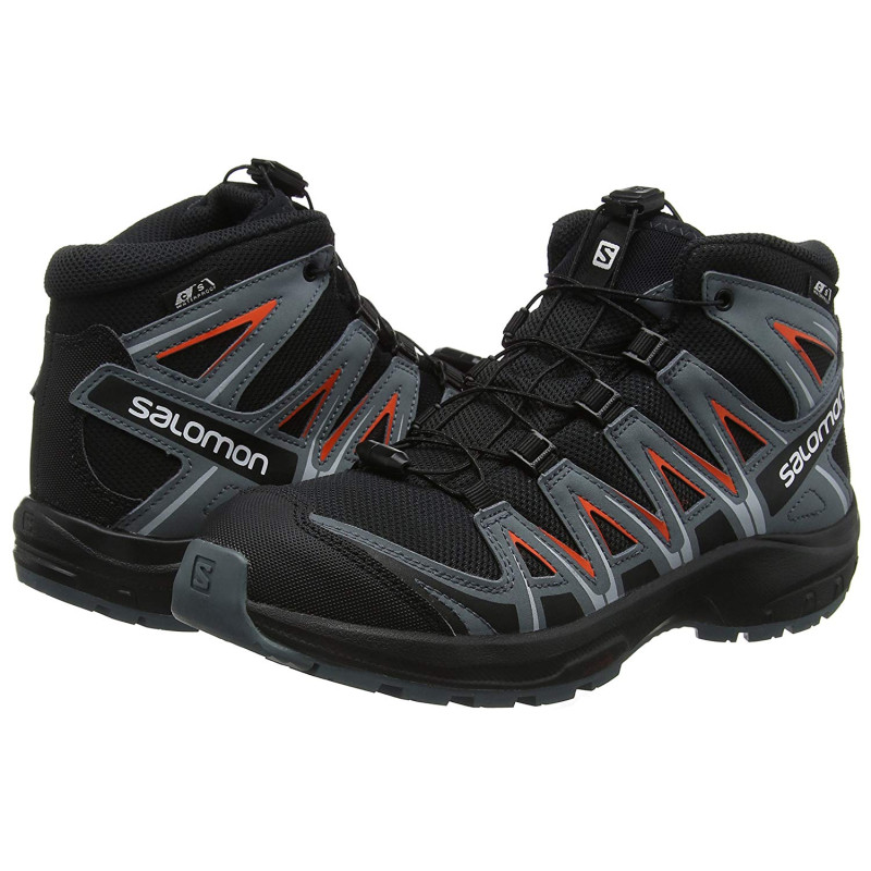 Botas Salomon XA PRO 3D Mid CSWP J preto / cinza