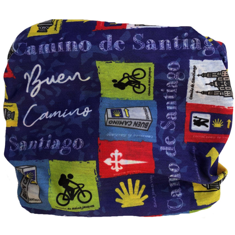 Aquecedor de pescoço Buen Camino e símbolos Camino