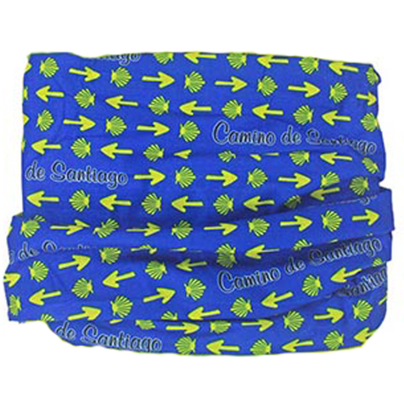 Polaina Camino de Santiago com pescoço em flecha
