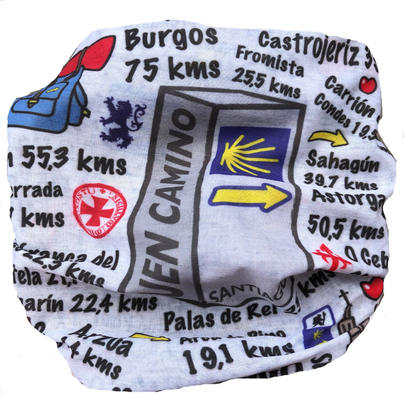 Cidades mais quentes e distâncias Camino Santiago