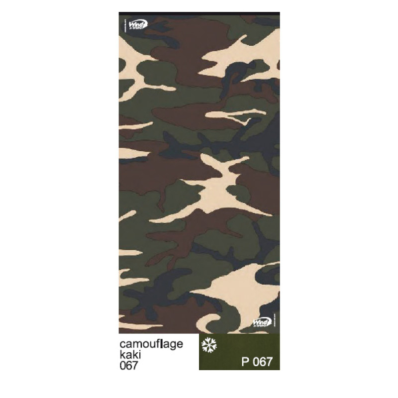 Braga Vento Polarwind Camuflagem Kaki WP067