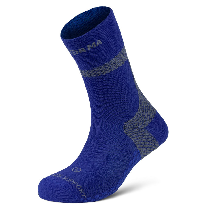 Meia de apoio Enforma Achilles Azul-Gris