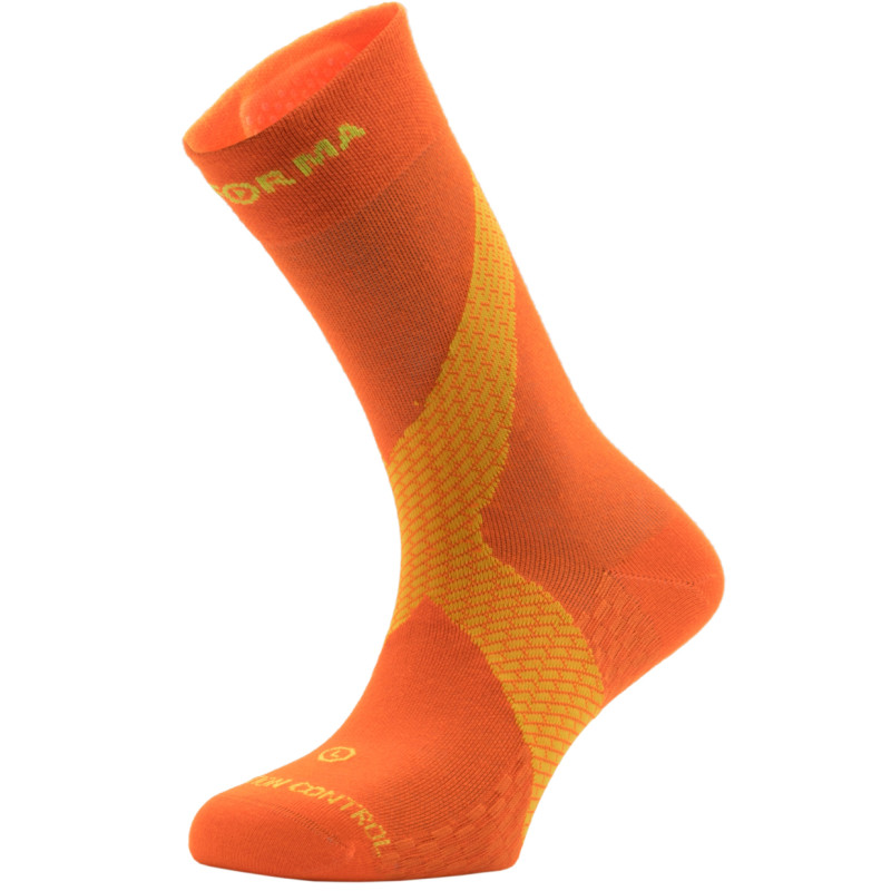 Meia de controle de pronação enforma Naranja