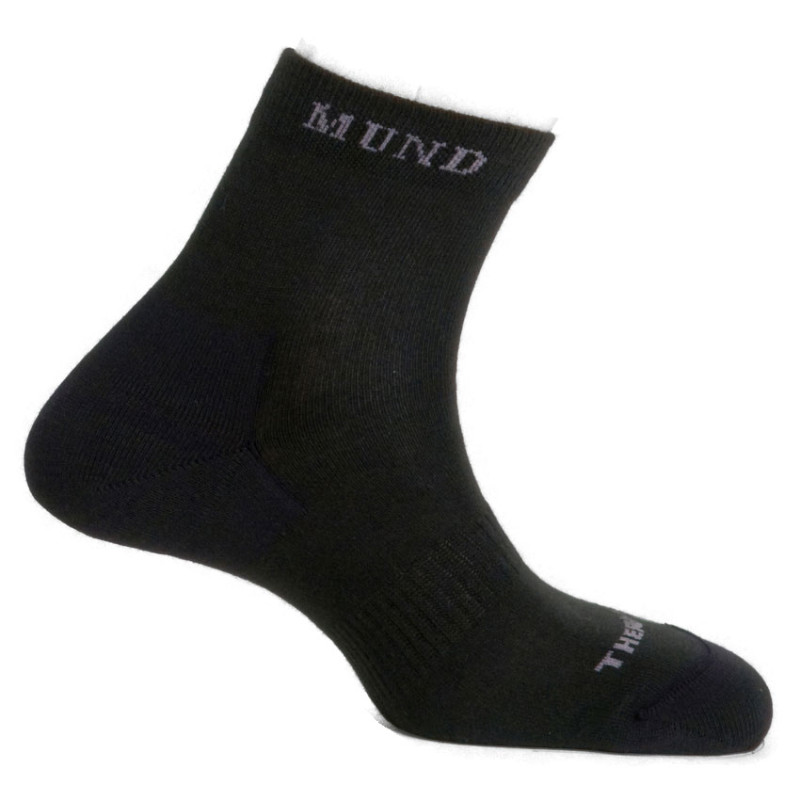 Meia preta Mund MTB / MB Thermolite