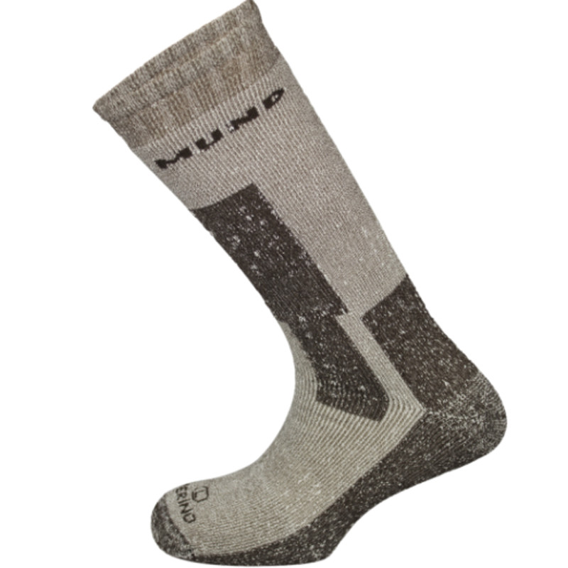 Meia de lã térmica de inverno para Trekking Mund Marrón