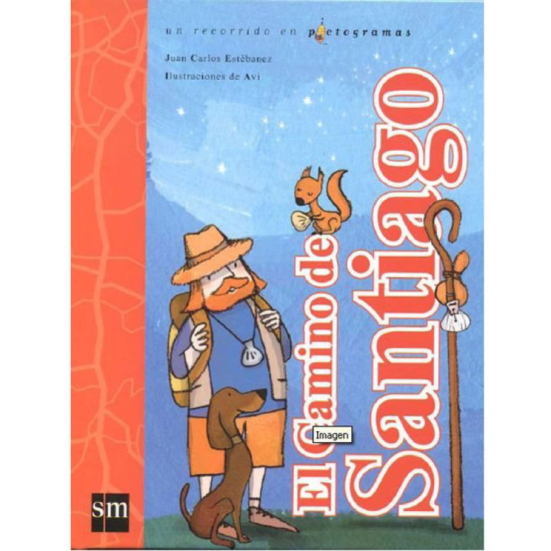 O Caminho de Santiago um passeio de pictograma