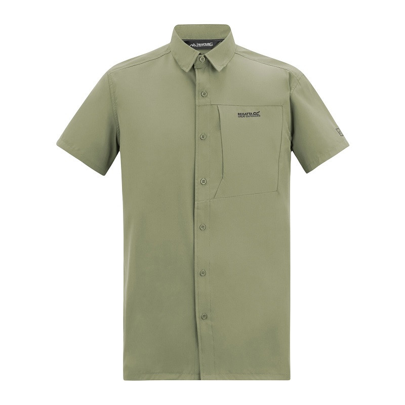 Camisa Regatta Anti-insectos Travel Light Verde