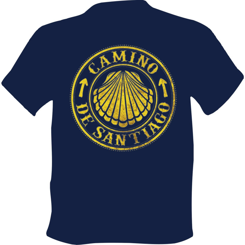 Camiseta da Marinha Camino de Santiago