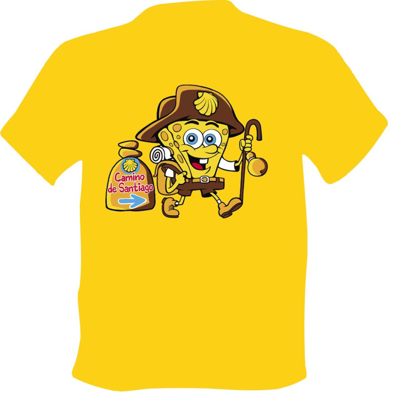 Camiseta menino Bob Esponja - Camino de Santiago