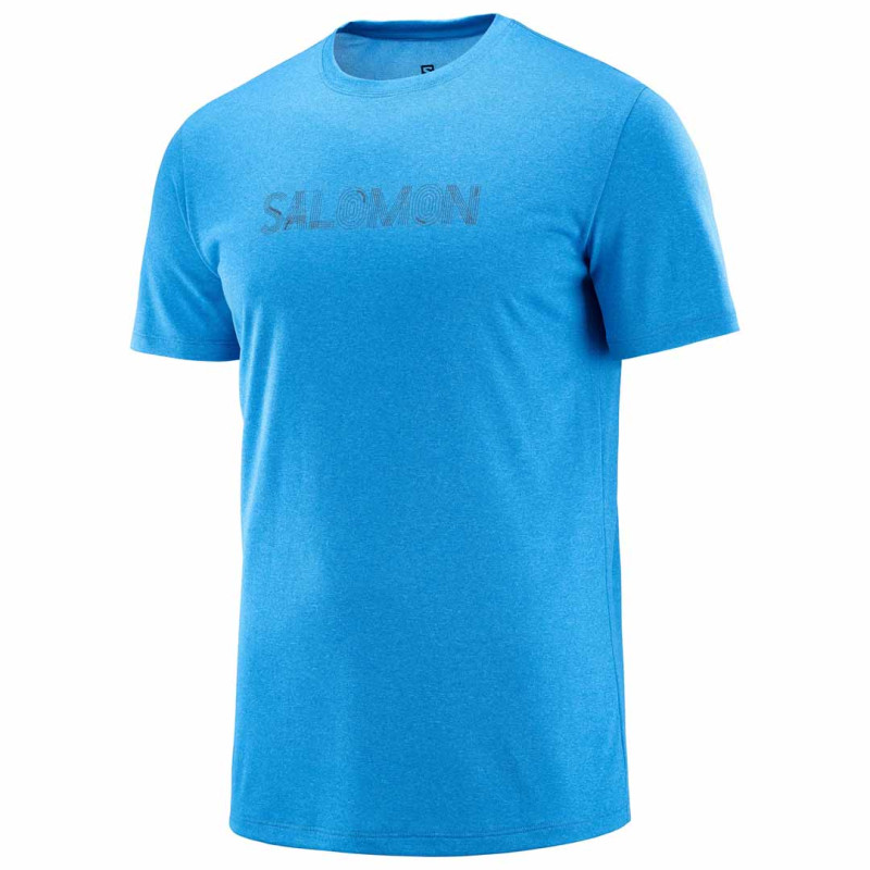 Camiseta Salomon Agile Graphic Tee Azul