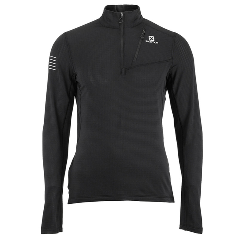 Camiseta Salomon Grid HZ Mid M Negra