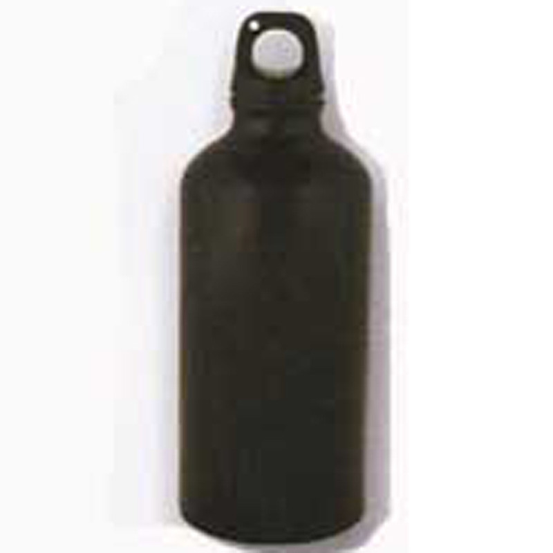 Cantina de alumínio preto de 0,5 litro