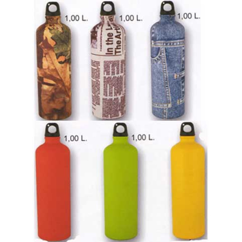 Cantina de alumínio fosco 1 litro