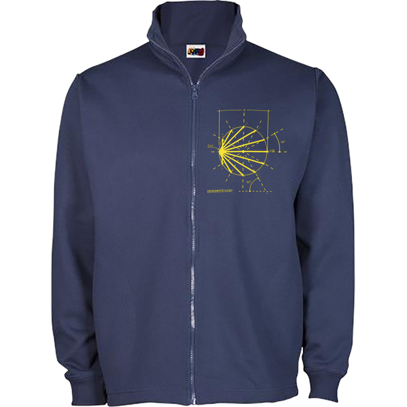 Jaqueta de algodão Sketch Blue Camino Blue