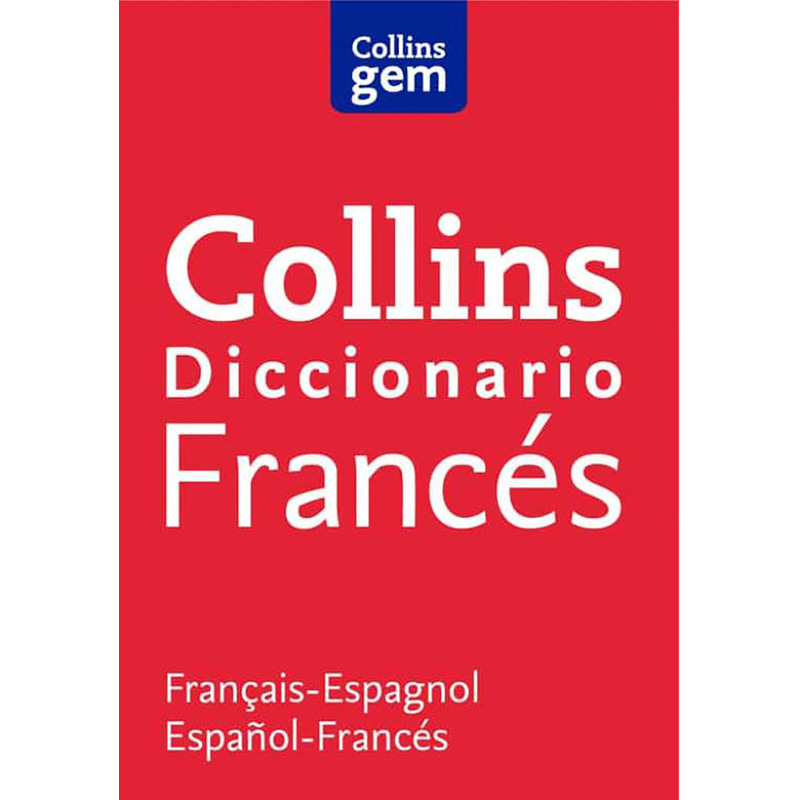 Dicionário de francês Collins espanhol-francês francês-espanhol