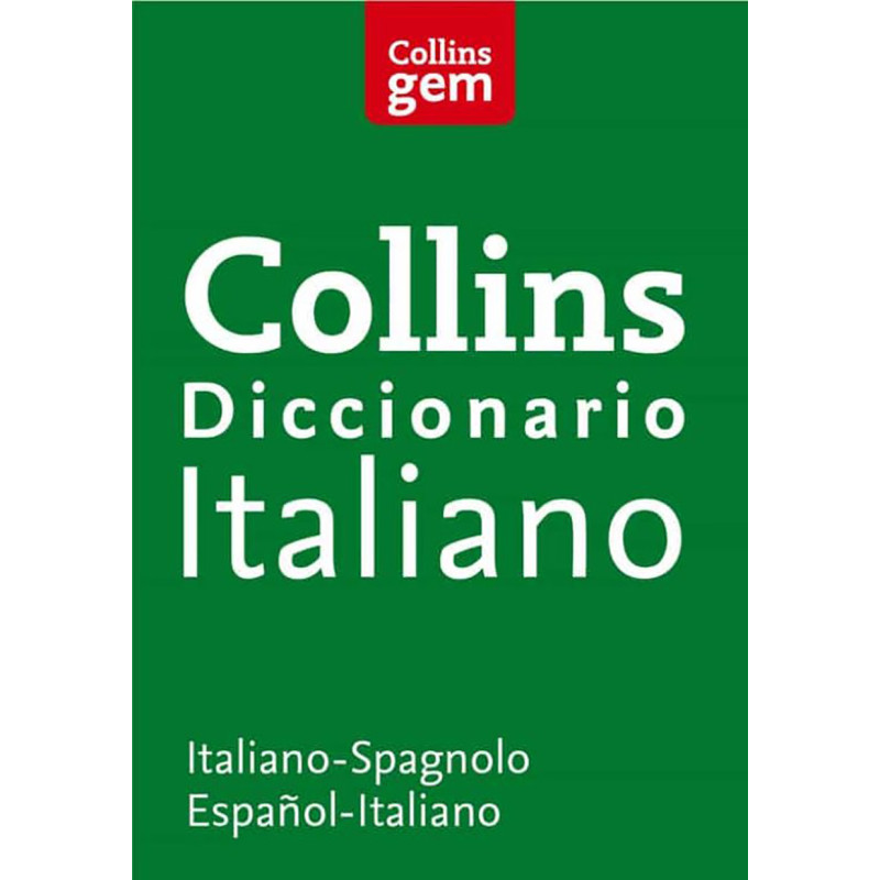 Collins Italian Dictionary espanhol-italiano italiano-espanhol
