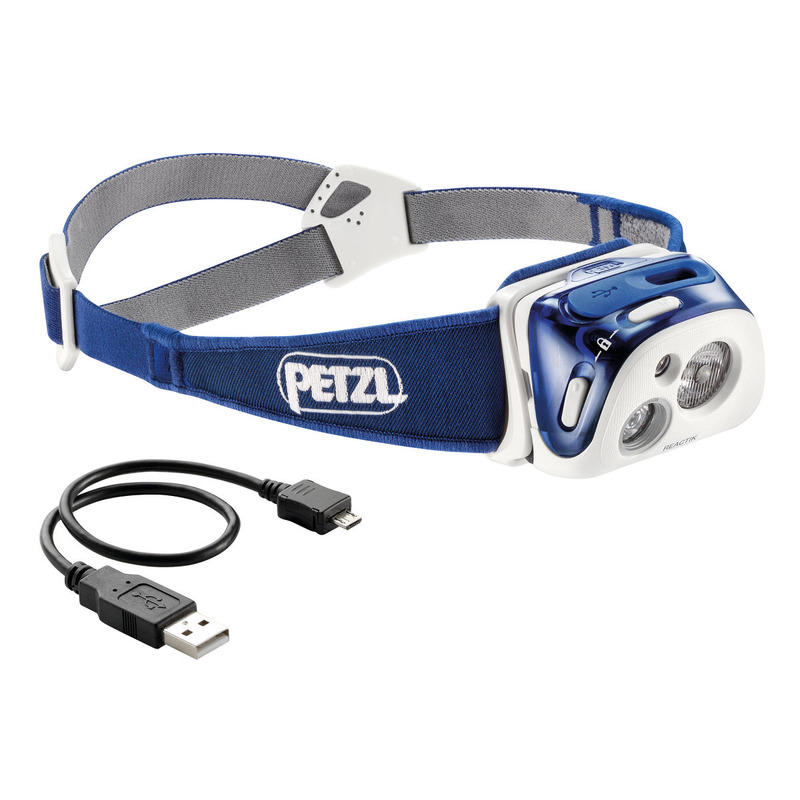 Front Petzl React Blue