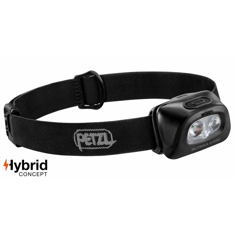 Frente Petzl Tactikka + RGB 350 lumens Preto